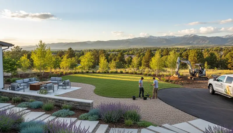 Landscaping services in Littleton, CO for lawn care, garden maintenance, and outdoor property improvement