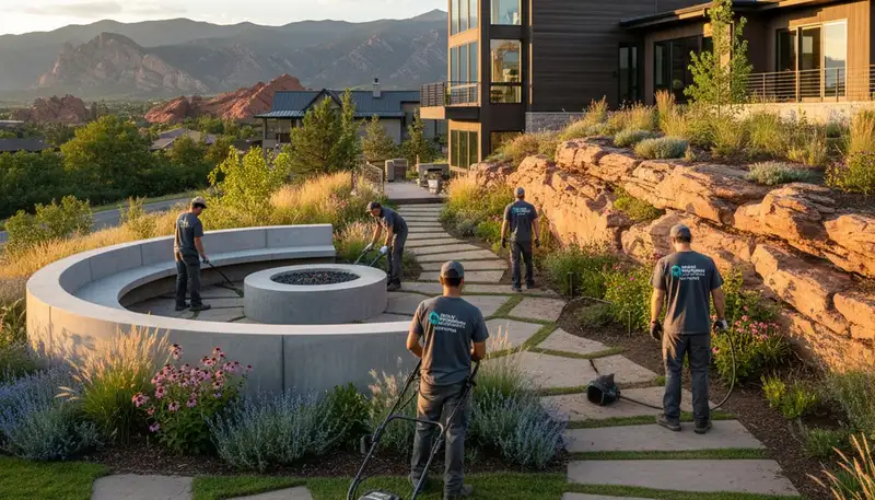 Landscaping service in Littleton, CO for residential yard maintenance and outdoor care