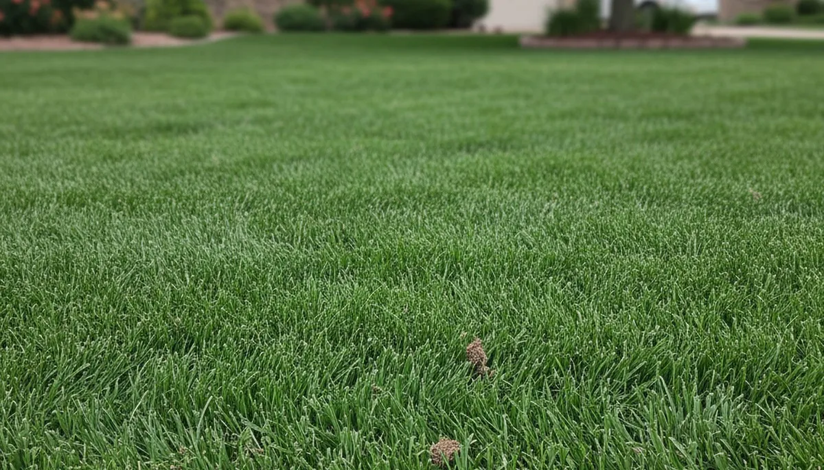 Healthy Littleton, CO lawn recovering after professional core aeration by Chop Chop Landscaping